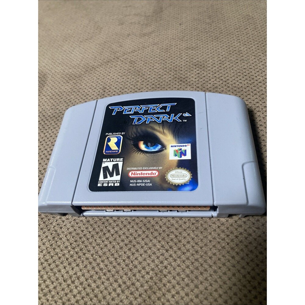 Perfect Dark Video Game Nintendo 64 Original Games Tested Works